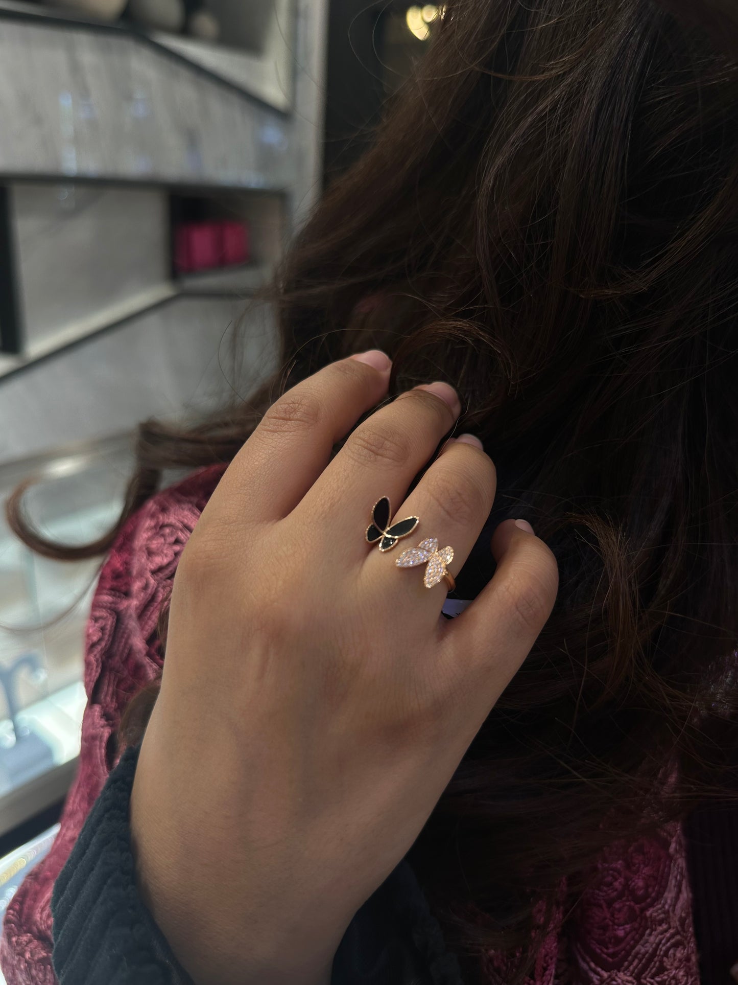 Whimsical Butterfly Ring
