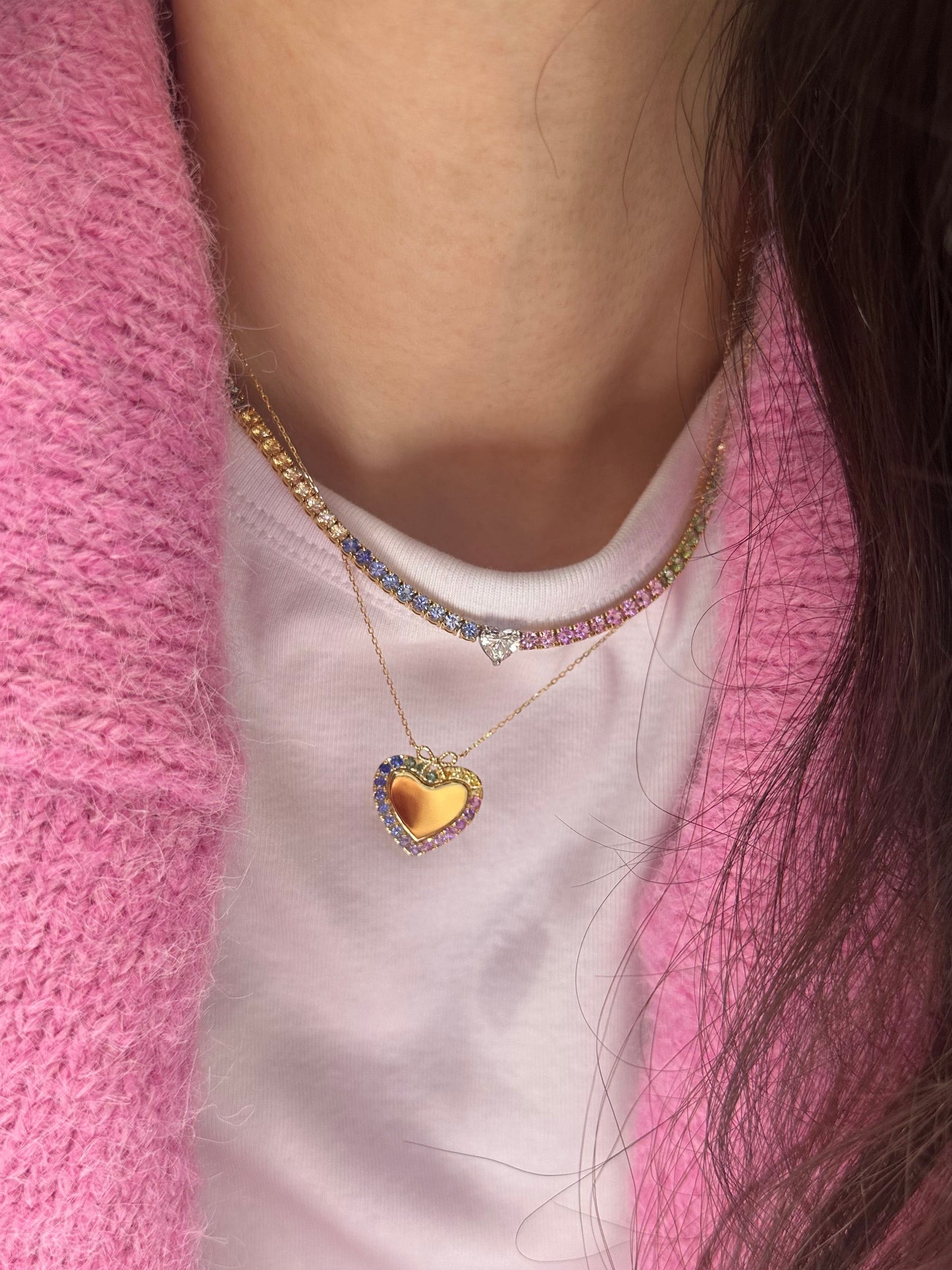 Limited Edition Rainbow Sweetheart Necklace