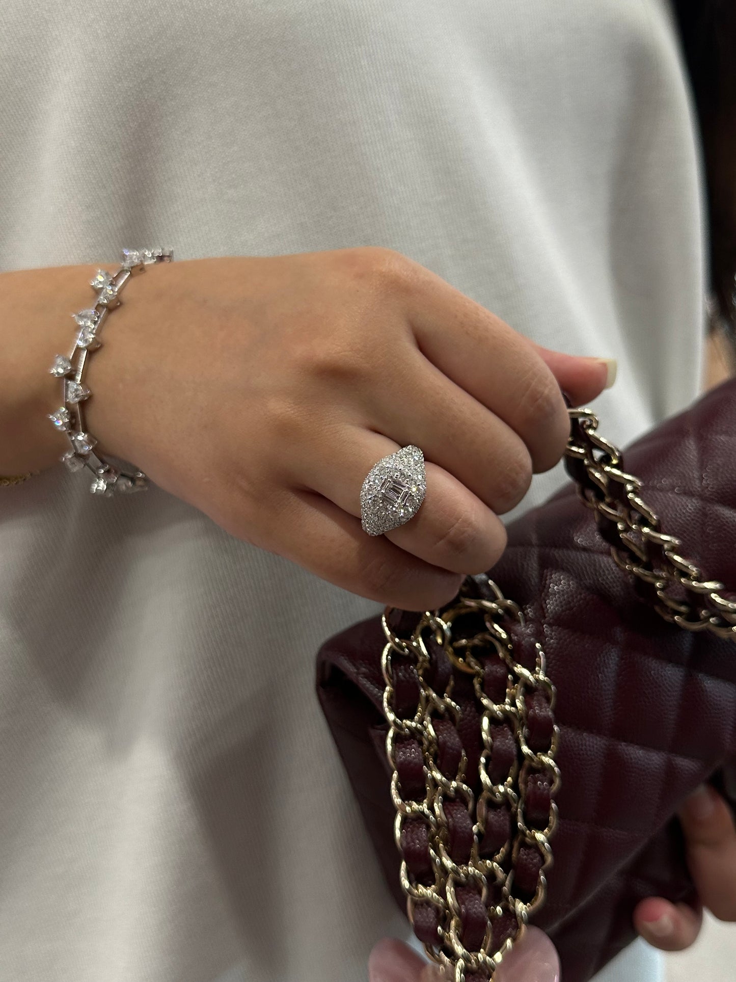 Pave Diamond Ring