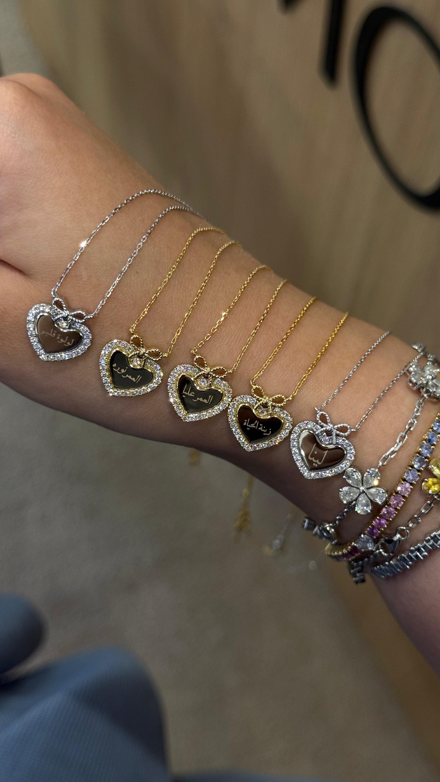 Mini Diamond Sweetheart Necklace