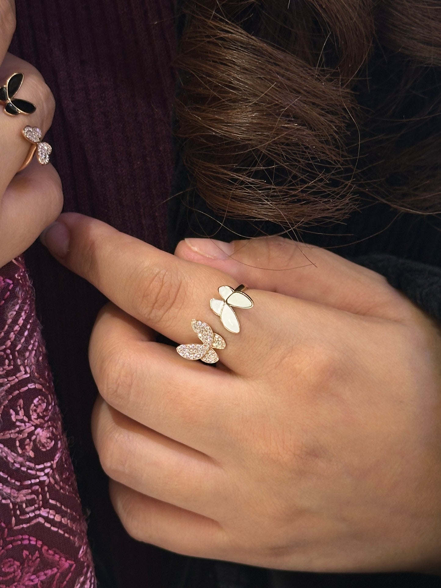 Whimsical Butterfly Ring