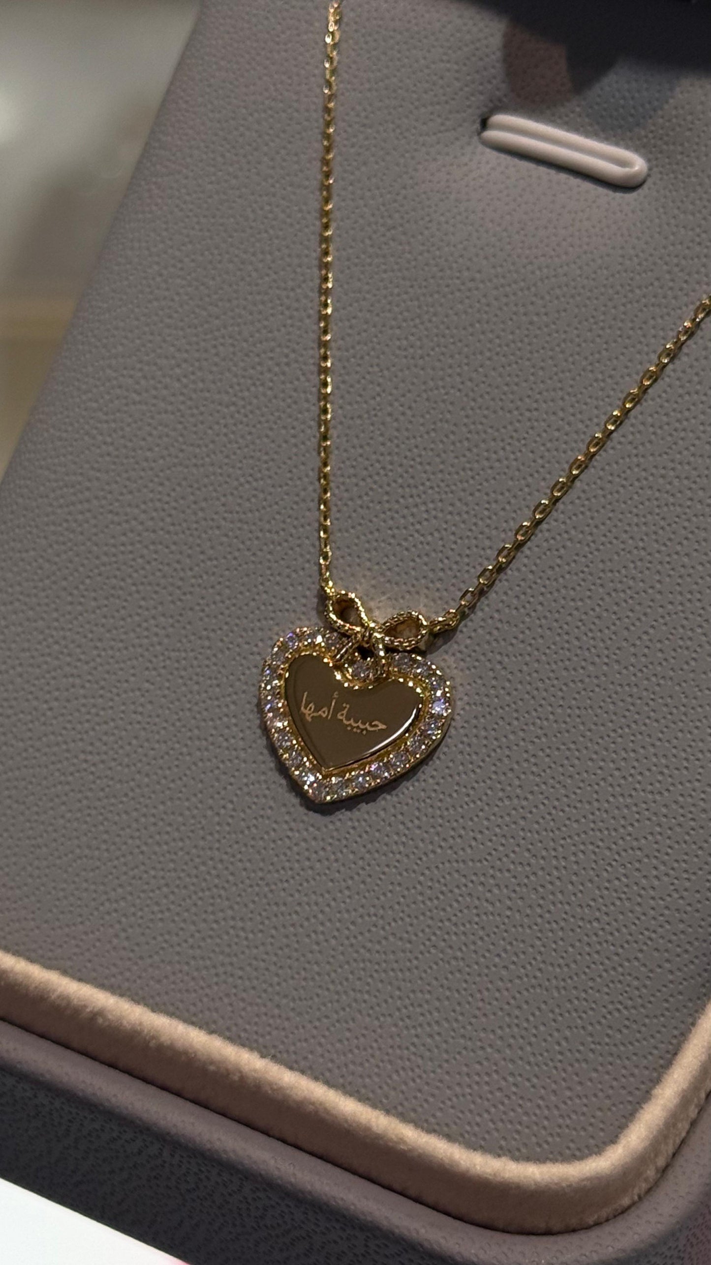 Mini Diamond Sweetheart Necklace