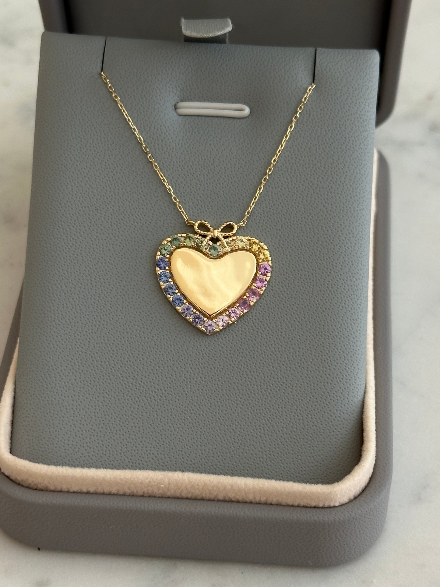 Limited Edition Rainbow Sweetheart Necklace