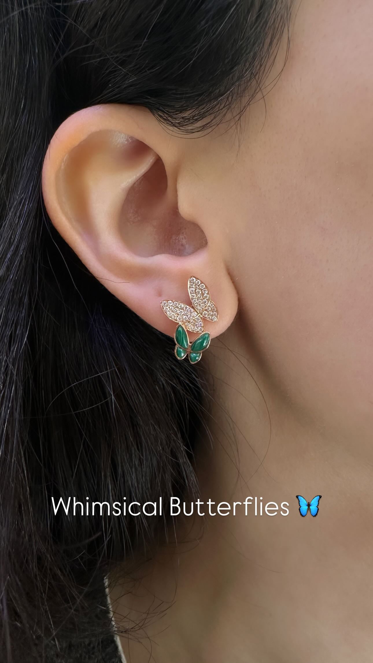 Whimsical Butterfly Earrings