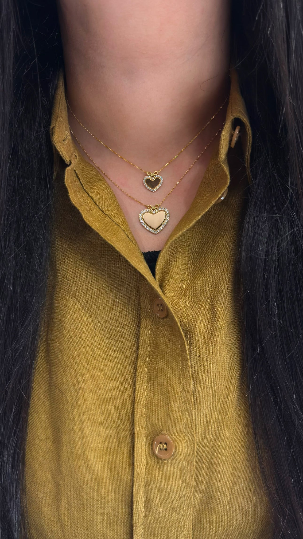 Mini Diamond Sweetheart Necklace