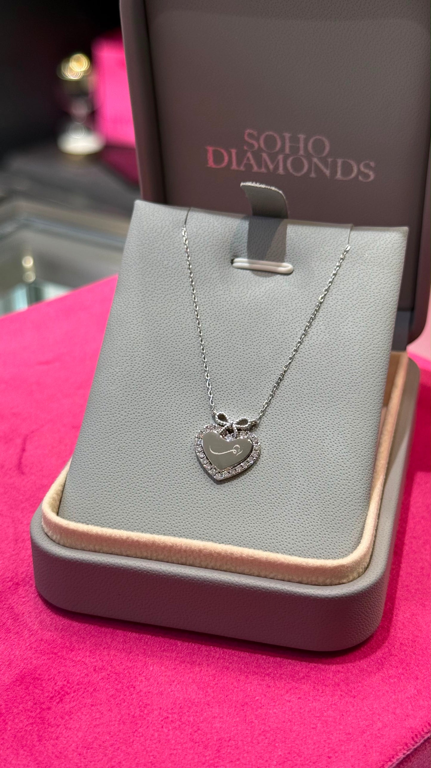 Mini Diamond Sweetheart Necklace