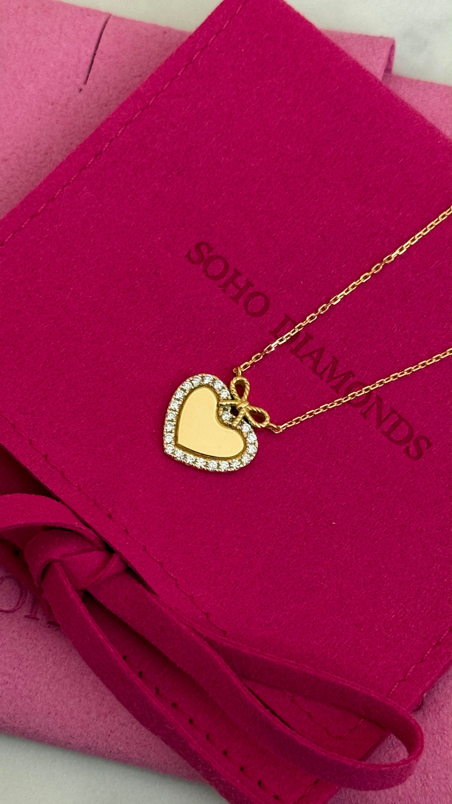 Mini Diamond Sweetheart Necklace