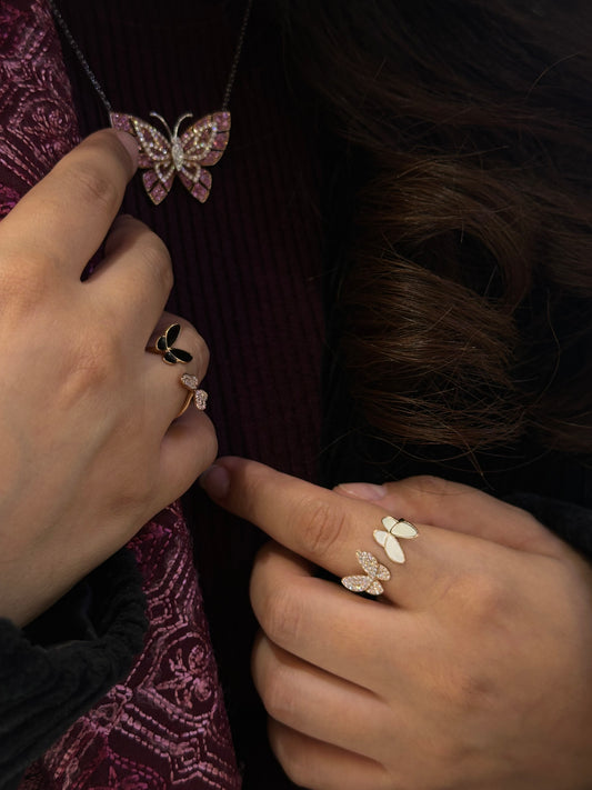 Whimsical Butterfly Ring