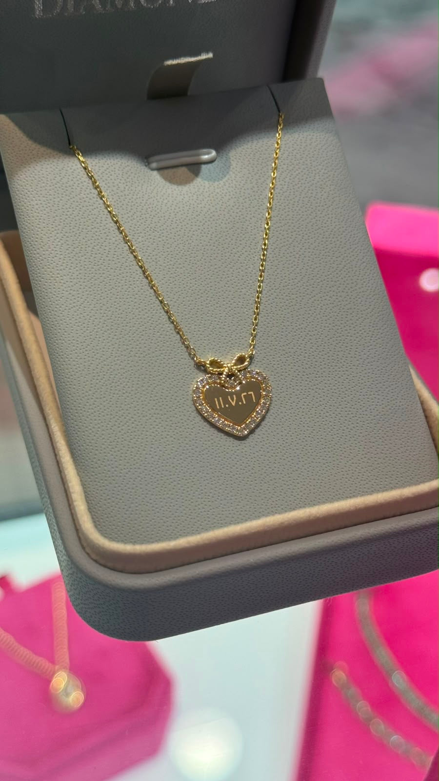 Mini Diamond Sweetheart Necklace