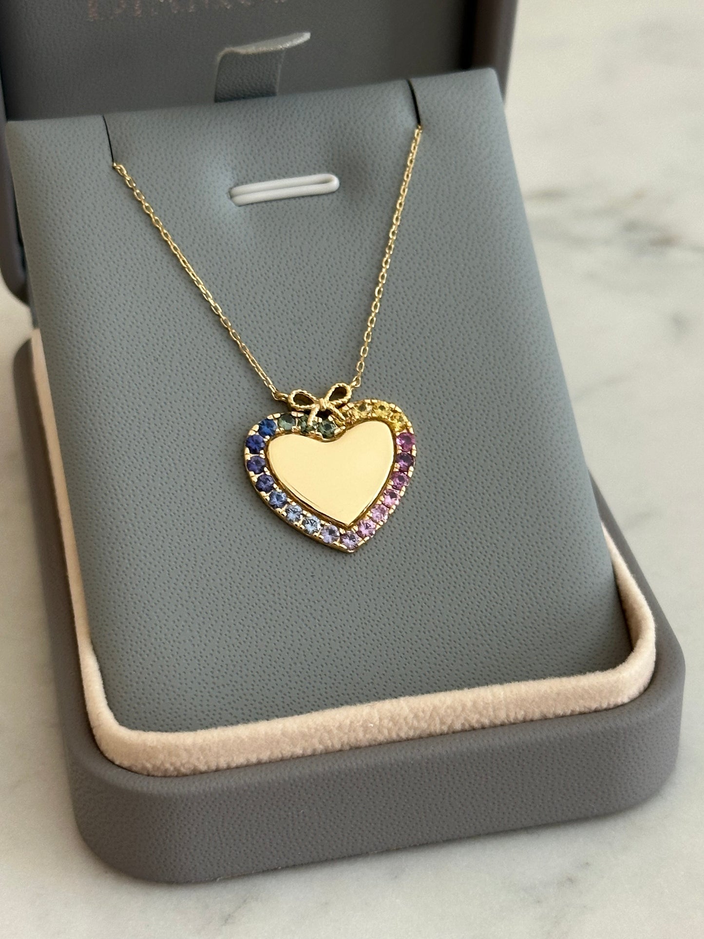 Limited Edition Rainbow Sweetheart Necklace