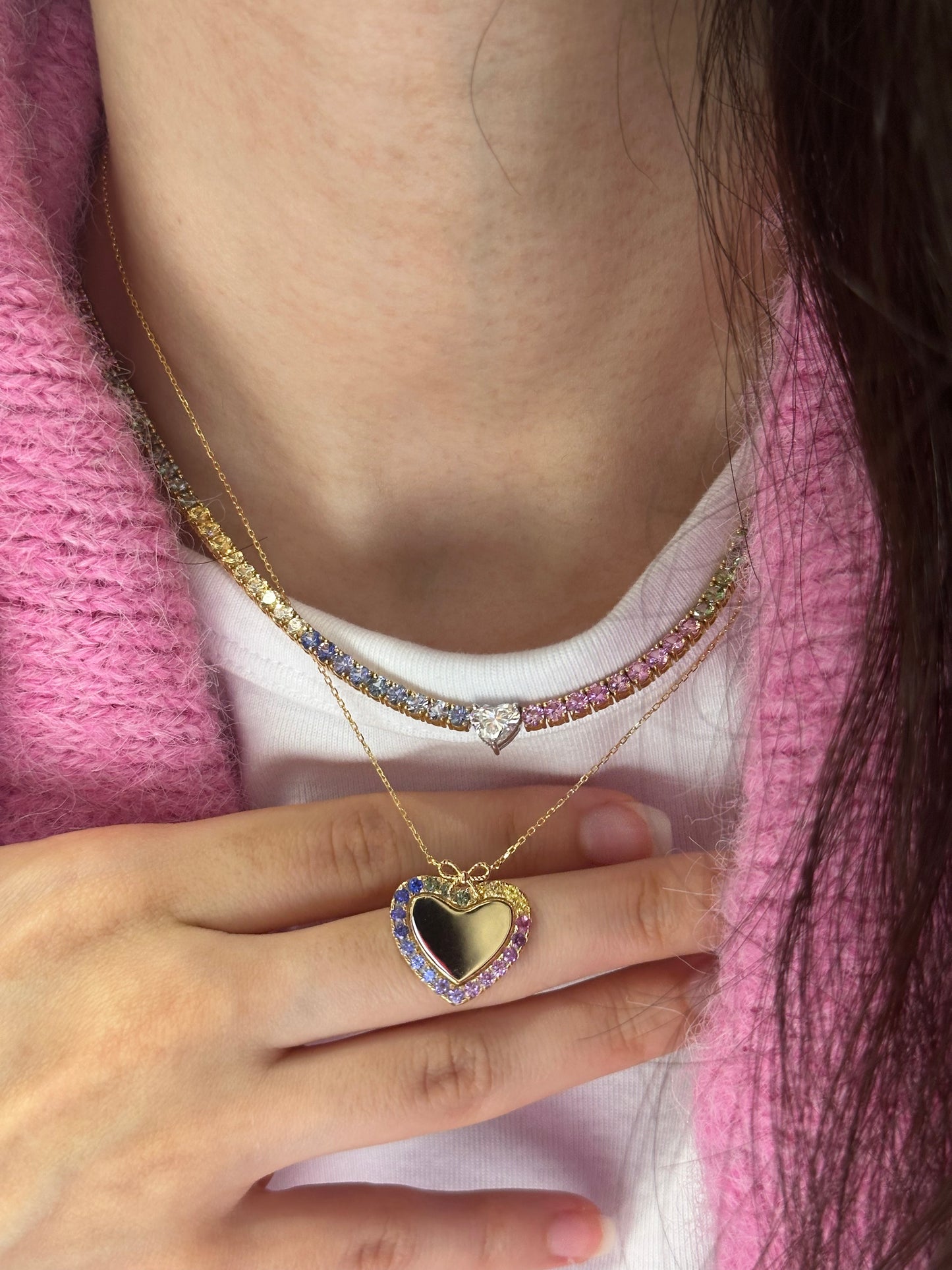 Limited Edition Rainbow Sweetheart Necklace