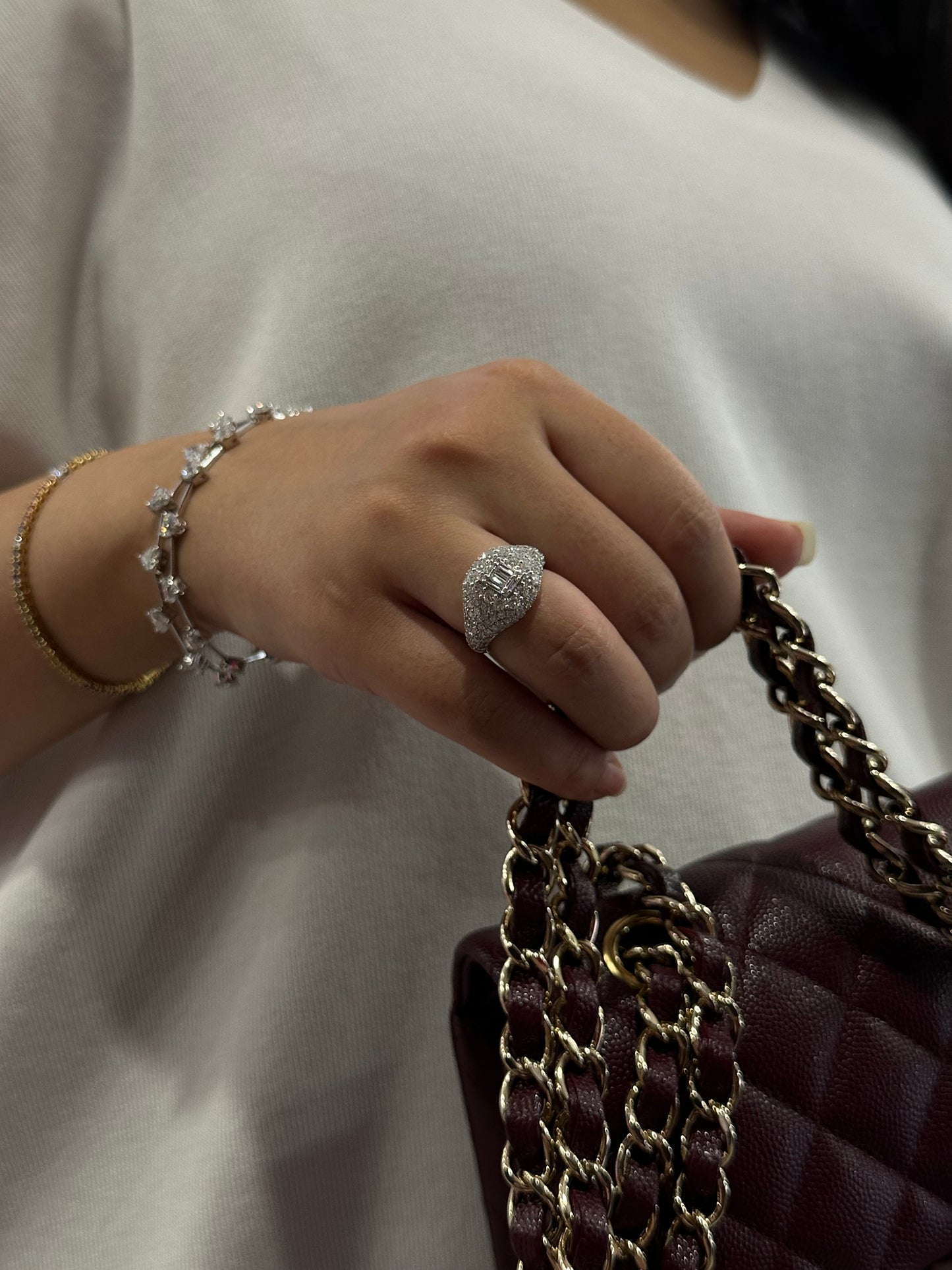 Pave Diamond Ring
