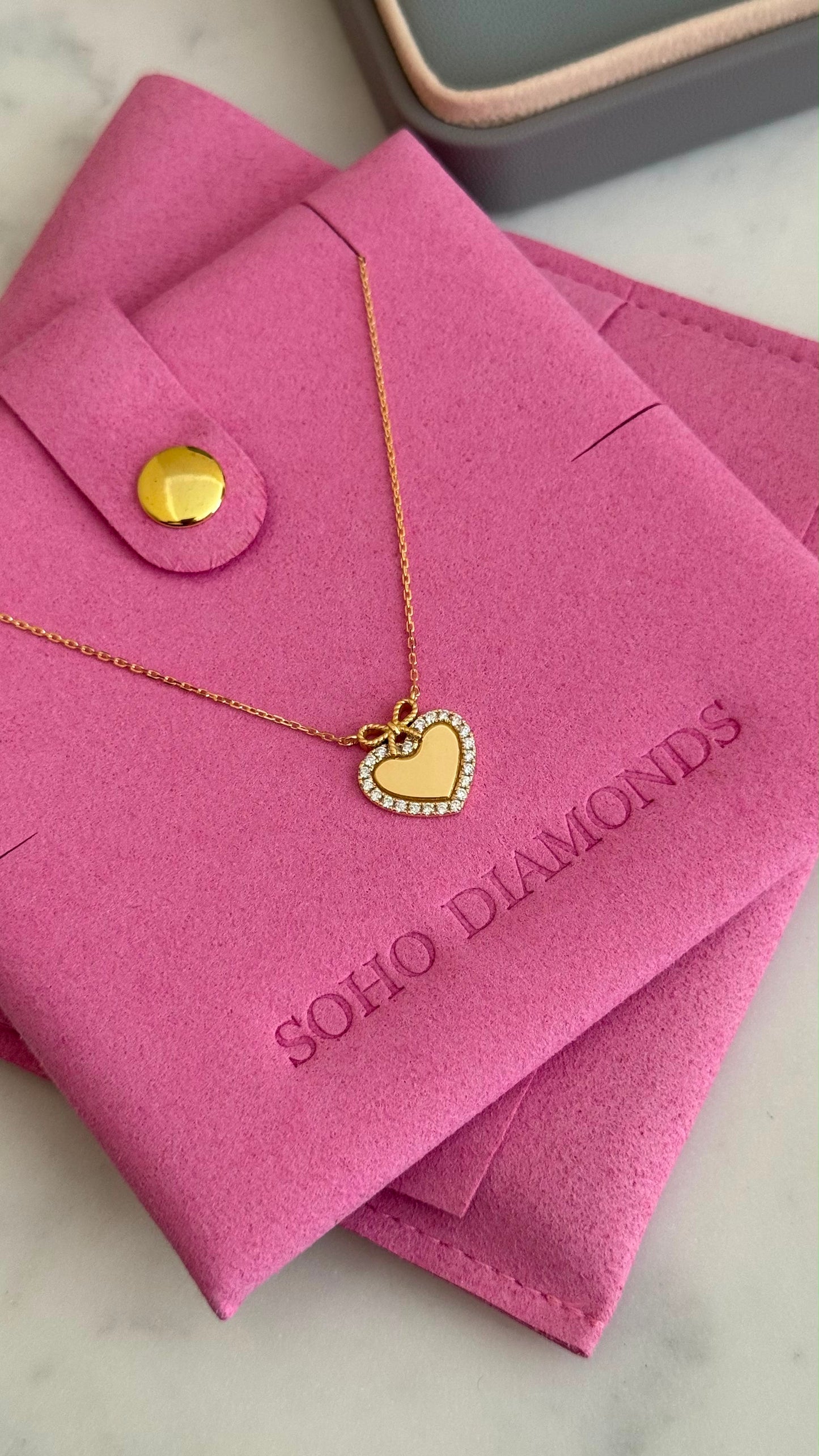Mini Diamond Sweetheart Necklace